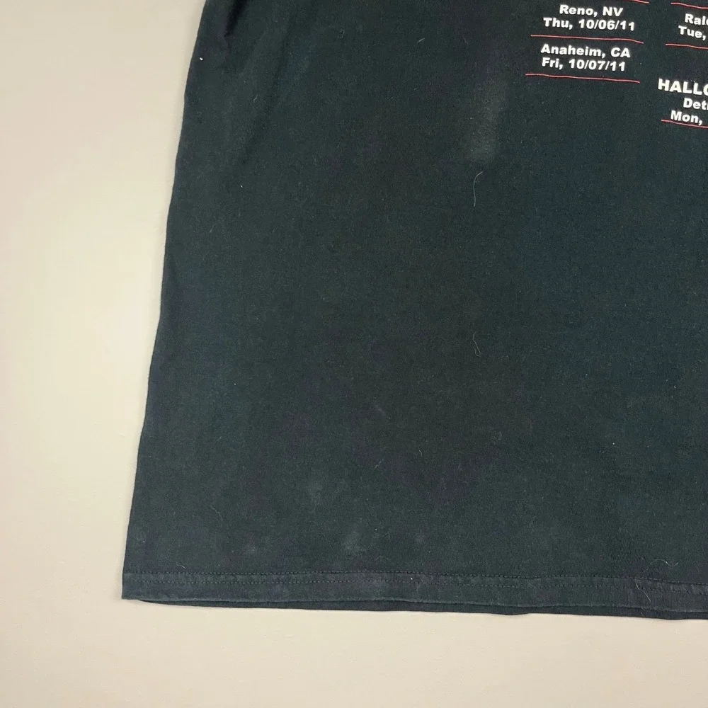 Gildan T-Shirt Mens XL Black ICP American Psycho Tour Twiztid 2011 Graphic